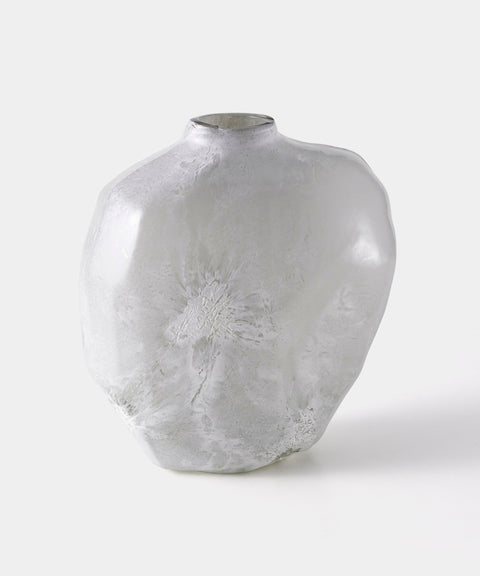 Lagom 冰裂石手工吹玻花器|L