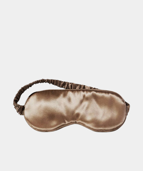 100%天然蠶絲眼罩｜古銅