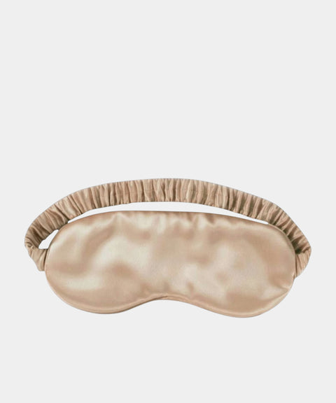 100%天然蠶絲眼罩｜古銅