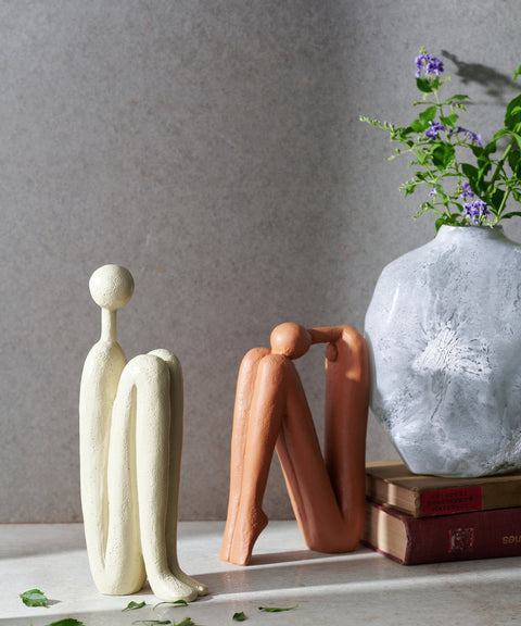 Lagom 冰裂石手工吹玻花器｜L