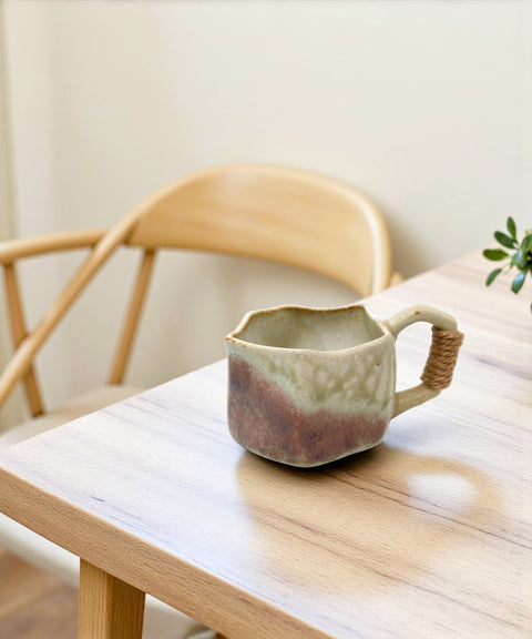 Mist 窯燒霧土陶杯｜藍