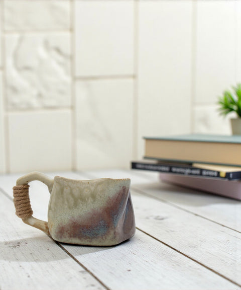 Mist 窯燒霧土陶杯｜紫