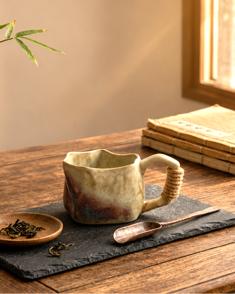 Mist 窯燒霧土陶杯｜紫